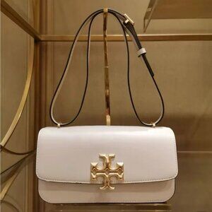 NWT TORY BURCH Small Eleanor Rectangular Bag In New Cream